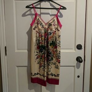 Silky floral sundress